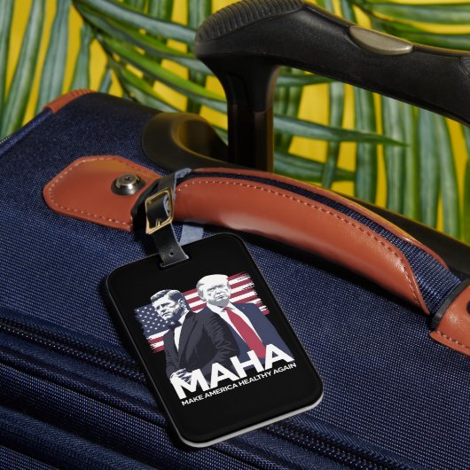 アメリカを再び健康に ラゲッジタグ (正面インサイチュ1)