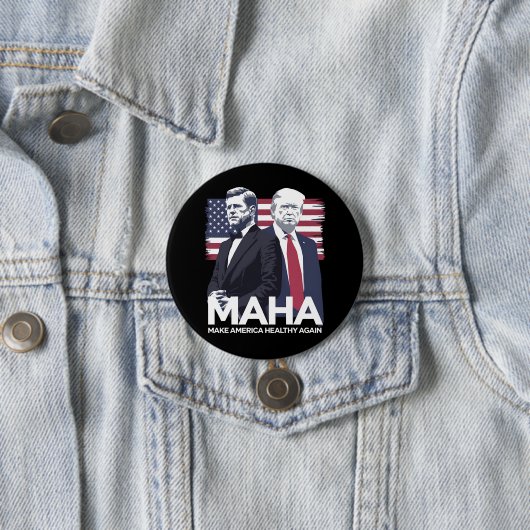 アメリカを再び健康に 缶バッジ (インサイチュ)