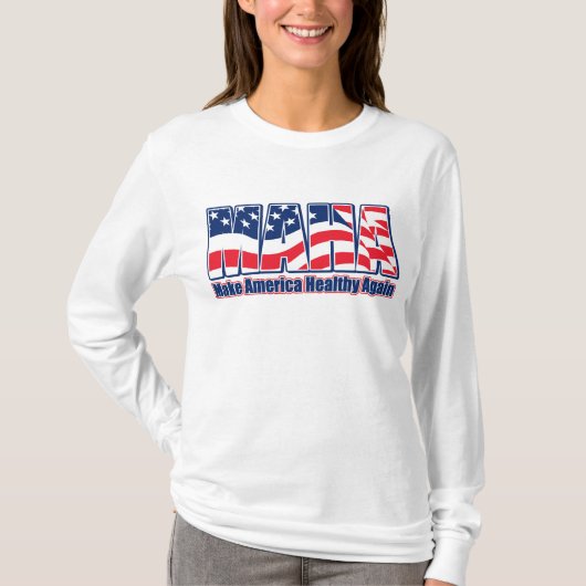 アメリカを再び健康に、MAHA Tシャツ (正面)