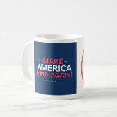 アメリカを再び優しい国に コーヒーマグカップ (正面左)
