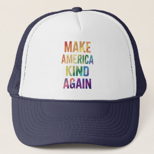 アメリカを再び優しい国に レインボー LGBTQ ゲイ キャップ