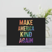 アメリカを再び優しい国に レインボー LGBTQ ゲイ 招待状 (スタンド正面)