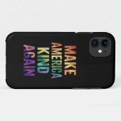 アメリカを再び優しい国に レインボー LGBTQ ゲイ Case-Mate iPhoneケース (裏面(横))