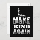 アメリカを再び優しくさせる愛国心がある ポストカード (正面/裏面)