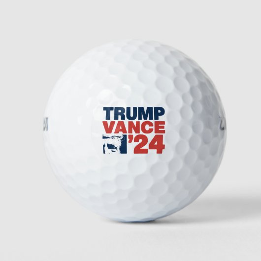 アメリカを再び安全にするトランプVance 2024 MAGA ゴルフボール (正面)