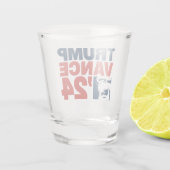 アメリカを再び安全にするトランプVance 2024 MAGA ショットグラス (裏面)