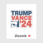 アメリカを再び安全にするトランプVance 2024 MAGA シール (シート)