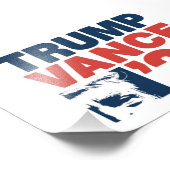 アメリカを再び安全にするトランプVance 2024 MAGA フォトプリント (角)