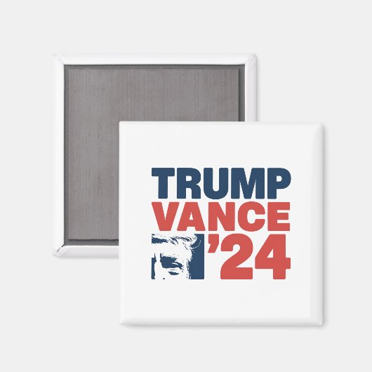 アメリカを再び安全にするトランプVance 2024 MAGA マグネット (正面/裏面)