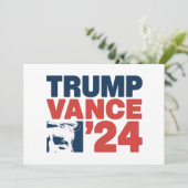 アメリカを再び安全にするトランプVance 2024 MAGA 招待状 (スタンド正面)