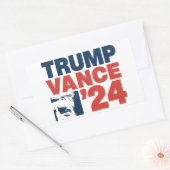 アメリカを再び安全にするトランプVance 2024 MAGA 長方形シール (封筒)