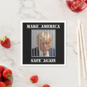 アメリカを再び安全にする スタンダードカクテルナプキン (インサイチュ)