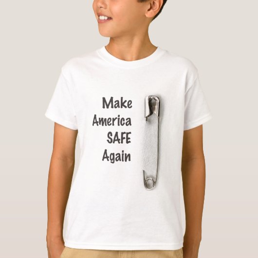 アメリカを再び安全にする Tシャツ (正面)