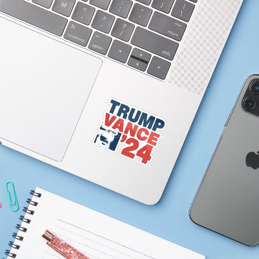 アメリカを再び安全に トランプ ヴァンス 2024 MAGA シール (ノートパソコンとiPhone)