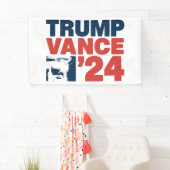 アメリカを再び安全に トランプ ヴァンス 2024 MAGA 横断幕 (インサイチュ)