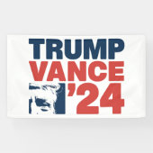 アメリカを再び安全に トランプ ヴァンス 2024 MAGA 横断幕 (横)