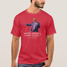 アメリカを再び幸せにする切り株 Tシャツ