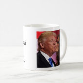 アメリカを再び愛するトランプMelania Mug コーヒーマグカップ (正面右)