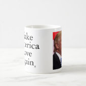 アメリカを再び愛するトランプMelania Mug コーヒーマグカップ (中央)