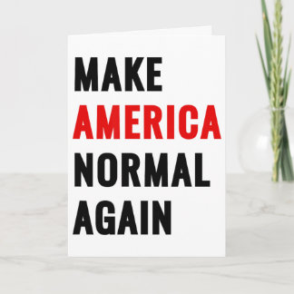 アメリカを再び普通に カード