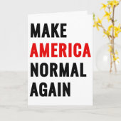 アメリカを再び普通に  カード (黄色い花)