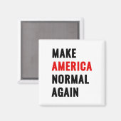 アメリカを再び普通に マグネット (正面/裏面)