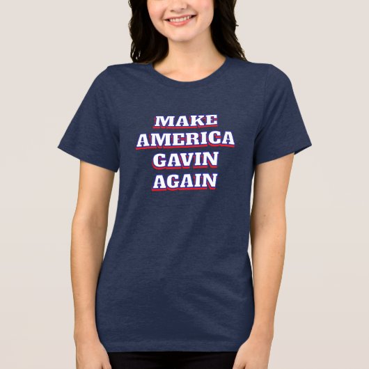 アメリカを再び活気づける | 新しい政治ユーモア トライブレンドＴシャツ (正面)