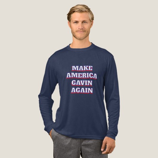 アメリカを再び活気づける | 新しい政治ユーモア トライブレンドＴシャツ (正面全体)