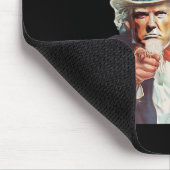 アメリカを再び無畏に トランプ支持 共和党員 マウスパッド (コーナー)