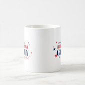 アメリカを再び神聖な国に 愛国的な コーヒーマグカップ (中央)