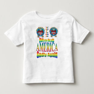 アメリカを再び神聖にする。『マガ』の真実を トドラーTシャツ