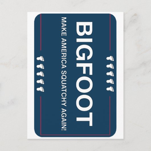 アメリカを再び窮地に追いやる ポストカード (正面)