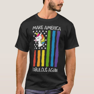 アメリカを再び素晴らしいTシャツLGBTに作る – 標準 Tシャツ
