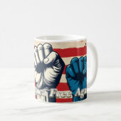 アメリカを再び自由に アート作品 コーヒーマグカップ (正面右)