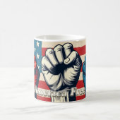 アメリカを再び自由に アート作品 コーヒーマグカップ (中央)