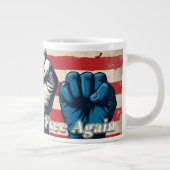 アメリカを再び自由に アート作品 ジャンボコーヒーマグカップ (右)