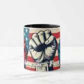 アメリカを再び自由に アート作品 マグカップ (中央)