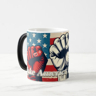 アメリカを再び自由に アート作品 モーフィングマグカップ
