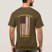 アメリカを再び茶色にする Tシャツ (裏面)