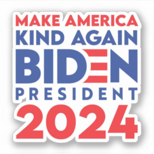 アメリカを再び親切にするバイデン氏大統領2024 シール
