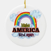 アメリカを再び親切にする セラミックオーナメント (裏面)