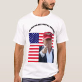 アメリカを再び貧乏に Tシャツ (正面)