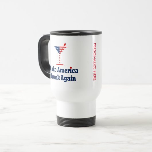 アメリカを再び酔わせろ トラベルマグ (正面左)