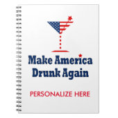 アメリカを再び酔わせろ ノートブック (正面)