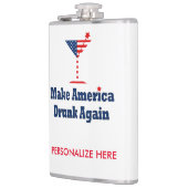 アメリカを再び酔わせろ フラスク (左)