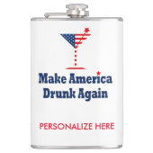 アメリカを再び酔わせろ フラスク (正面)