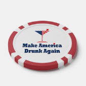アメリカを再び酔わせろ 愛国的な選挙パロディ ポーカーチップ (シングル)