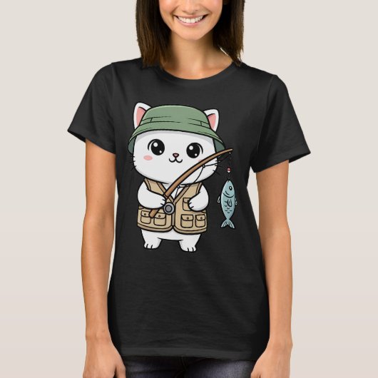 アメリカを再び釣りの国に Tシャツ (正面)
