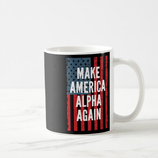 アメリカを再び7月4日独立記念日にする コーヒーマグカップ (右)