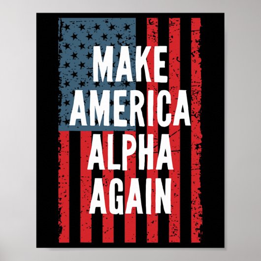 アメリカを再び7月4日独立記念日にする ポスター (正面)
